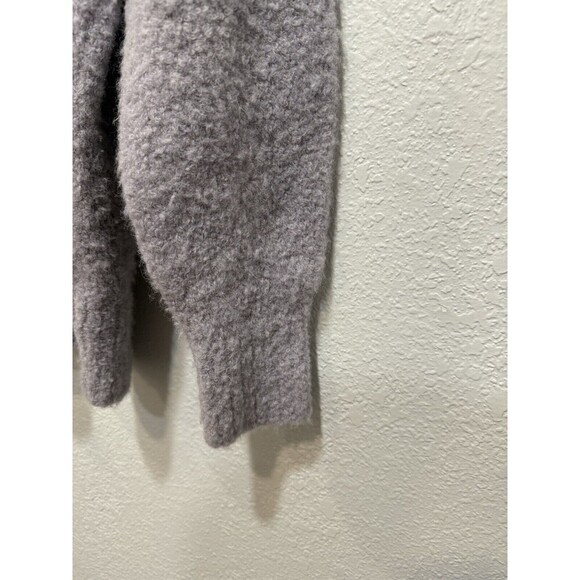 Jenni Kayne Boucle Cocoon Crewneck Sweater In Frost Size S Alpaca Merino Wool - Picture 5 of 8